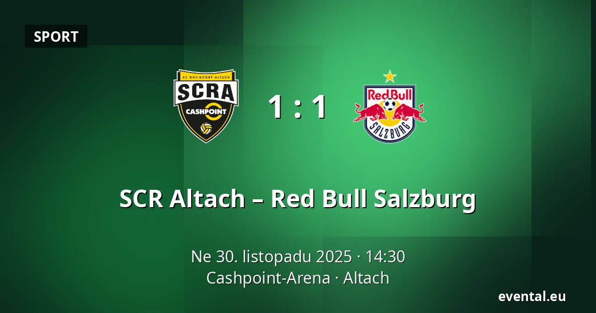 SCR Altach – Red Bull Salzburg — Cashpoint-Arena, Altach
