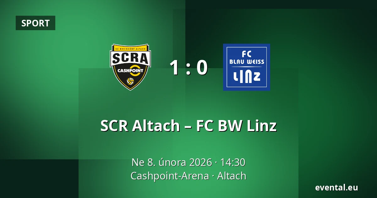 SCR Altach – FC BW Linz — Cashpoint-Arena, Altach