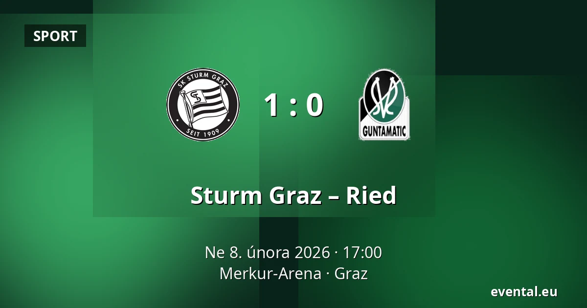 Sturm Graz – Ried — Merkur-Arena, Graz
