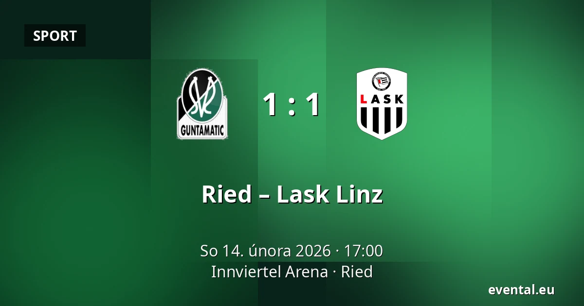 Ried – Lask Linz — Innviertel Arena, Ried
