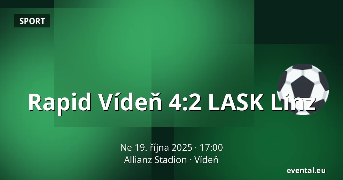 Rapid Vídeň - LASK Linz — Allianz Stadion, Vídeň