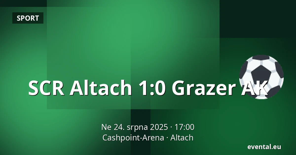 SCR Altach - Grazer AK — Cashpoint-Arena, Altach