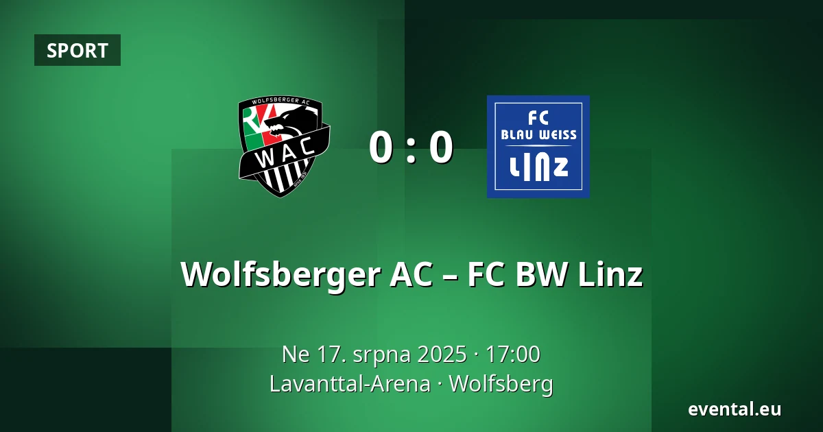 Wolfsberger AC – FC BW Linz — Lavanttal-Arena, Wolfsberg