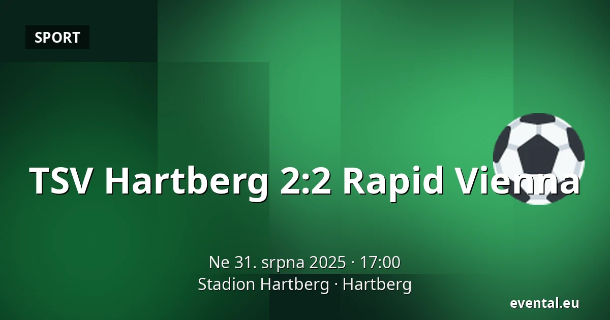 TSV Hartberg - Rapid Vienna — Stadion Hartberg, Hartberg