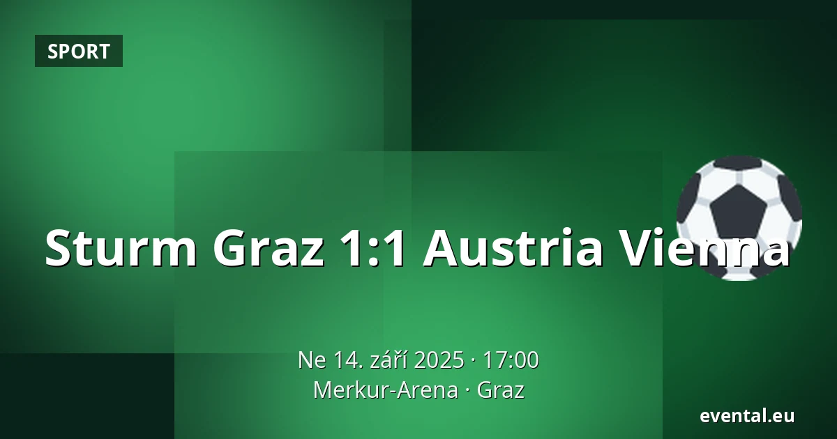 Sturm Graz - Austria Vienna — Merkur-Arena, Graz