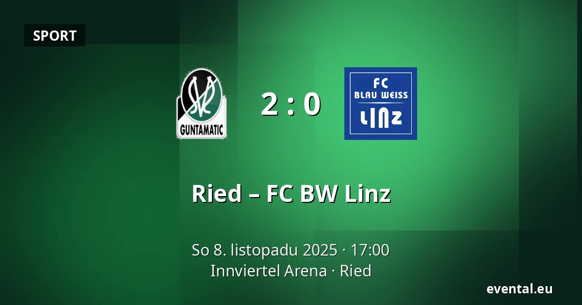 Ried – FC BW Linz — Innviertel Arena, Ried