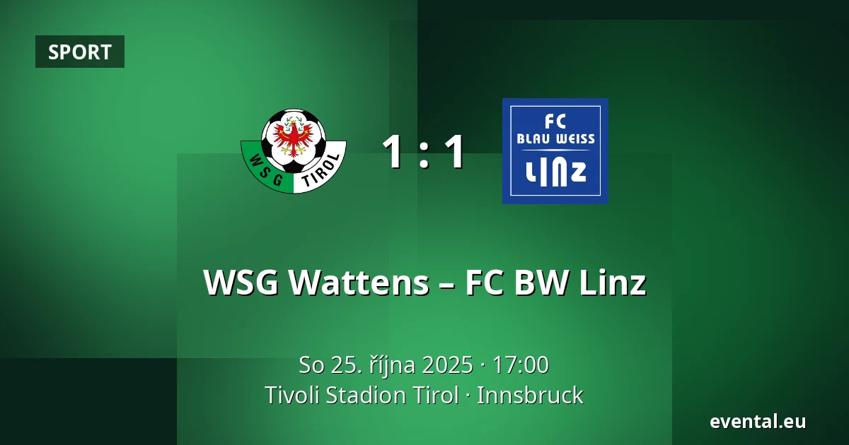 WSG Wattens – FC BW Linz — Tivoli Stadion Tirol, Innsbruck