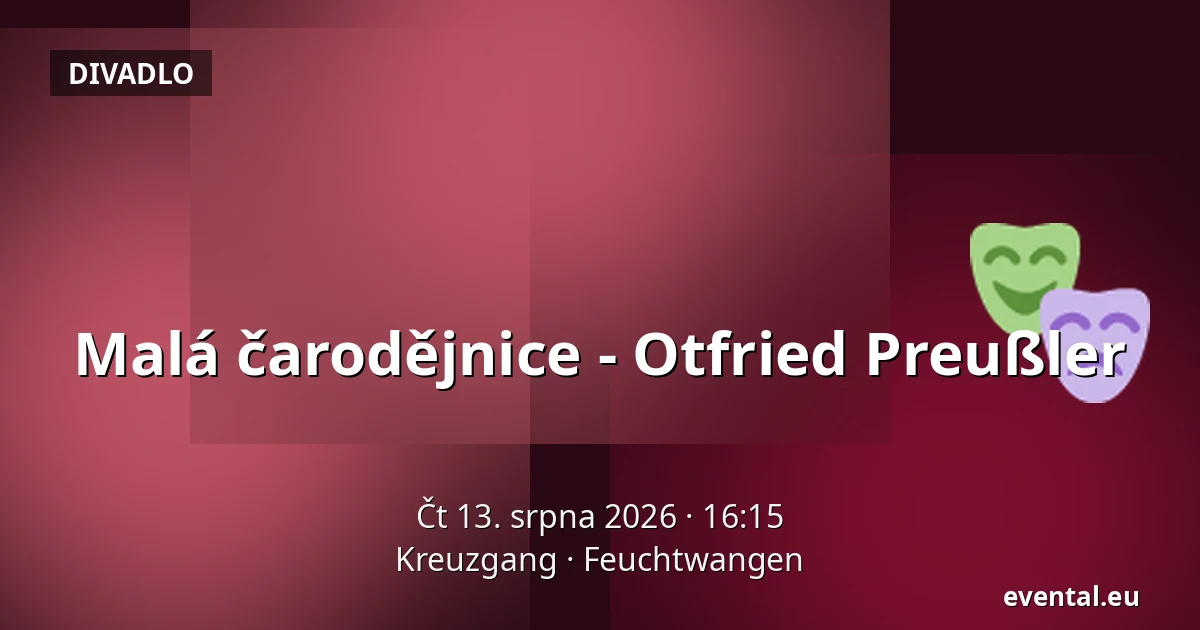 Malá čarodějnice - Otfried Preußler — Kreuzgang, Feuchtwangen