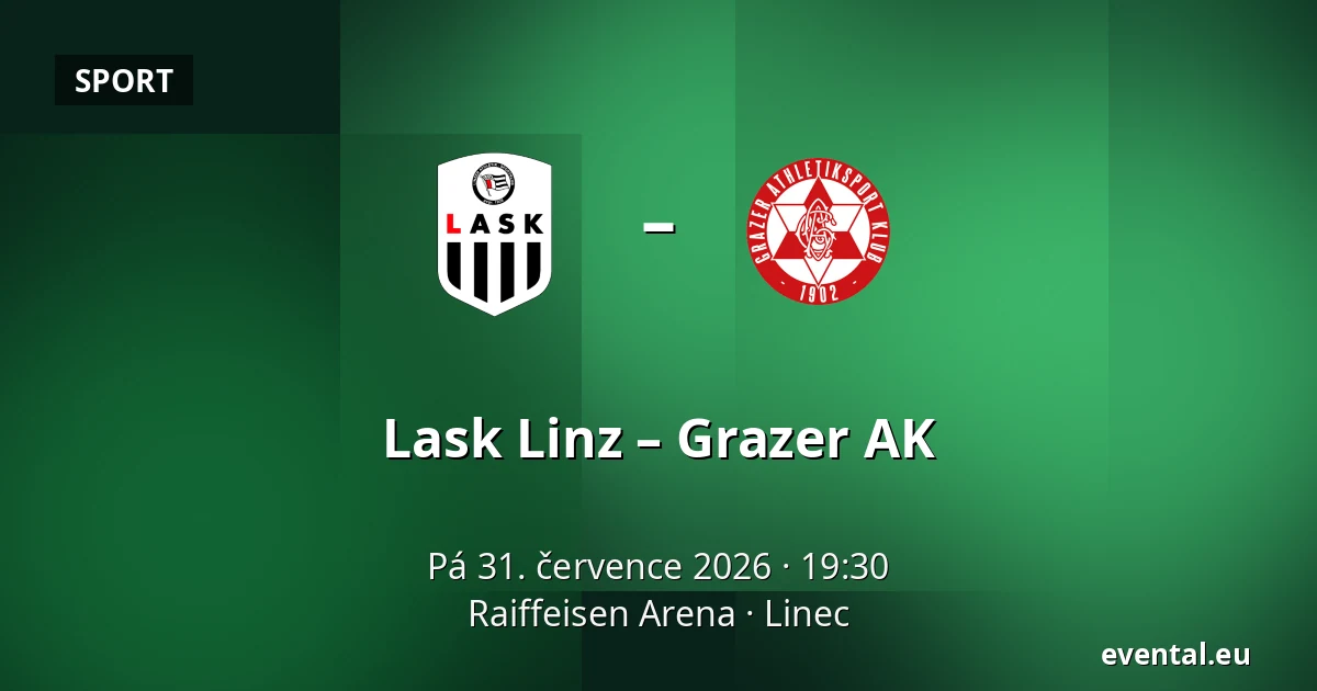Lask Linz – Grazer AK — Raiffeisen Arena, Linec