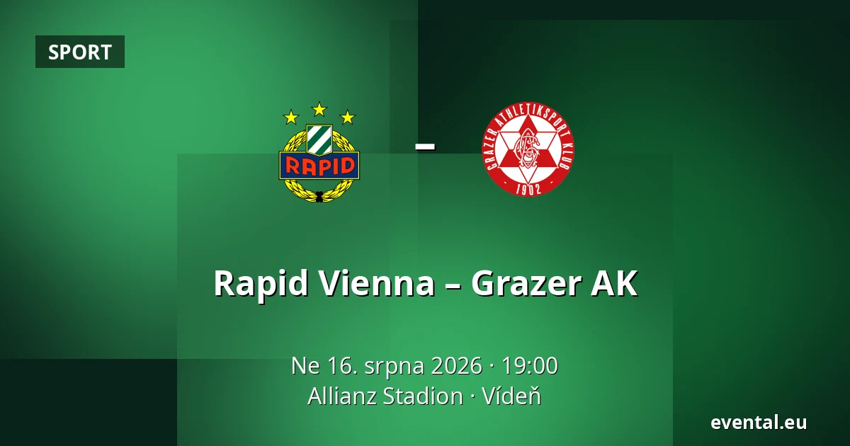 Rapid Vienna – Grazer AK — Allianz Stadion, Vídeň