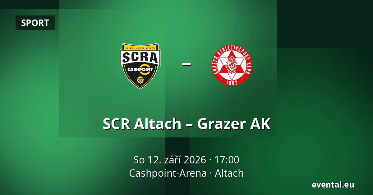 SCR Altach – Grazer AK — Cashpoint-Arena, Altach