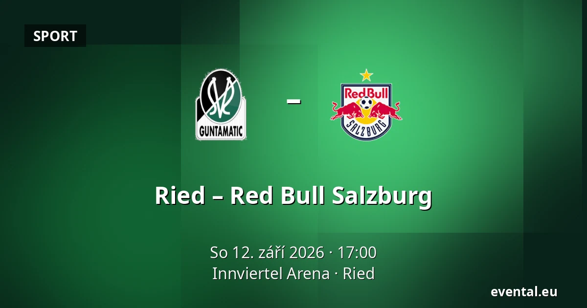 Ried – Red Bull Salzburg — Innviertel Arena, Ried