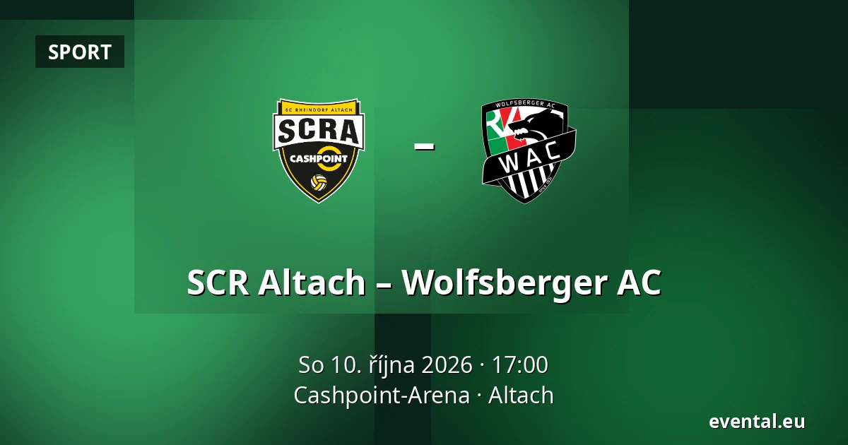 SCR Altach – Wolfsberger AC — Cashpoint-Arena, Altach