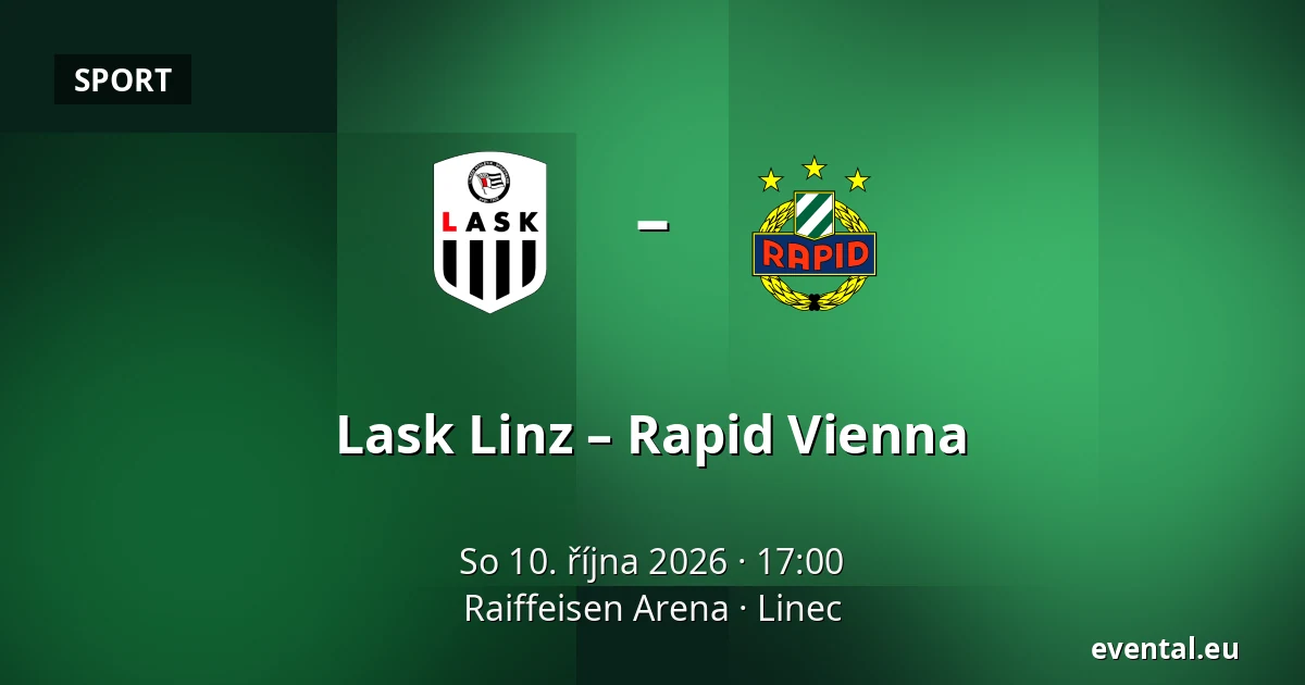 Lask Linz – Rapid Vienna — Raiffeisen Arena, Linec