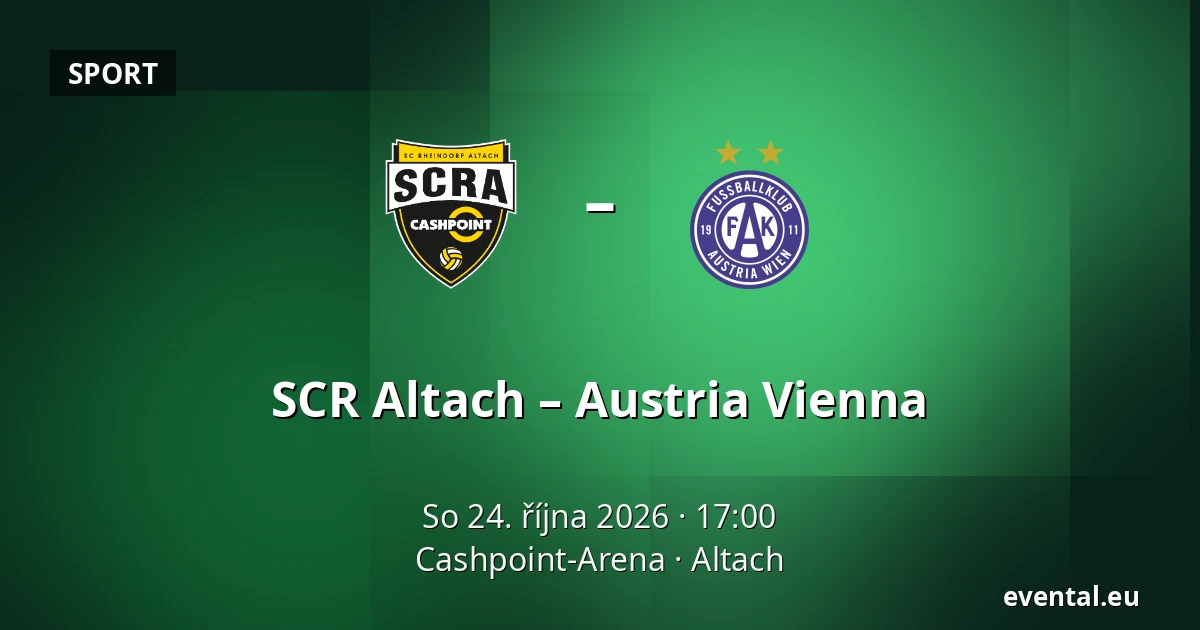 SCR Altach – Austria Vienna — Cashpoint-Arena, Altach