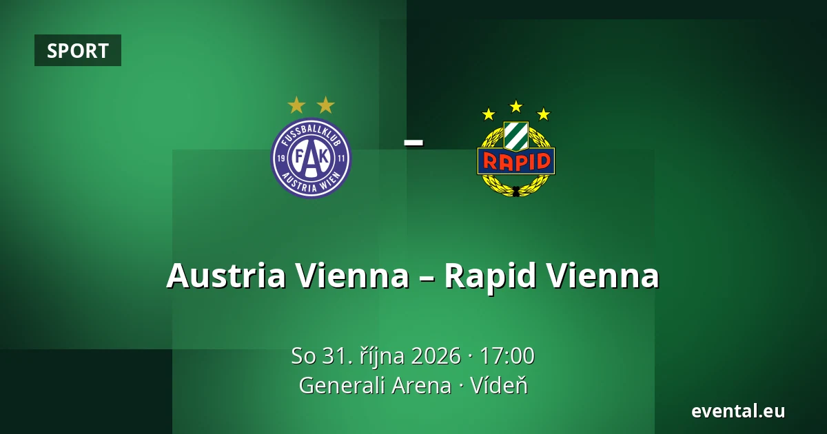 Austria Vienna – Rapid Vienna — Generali Arena, Vídeň
