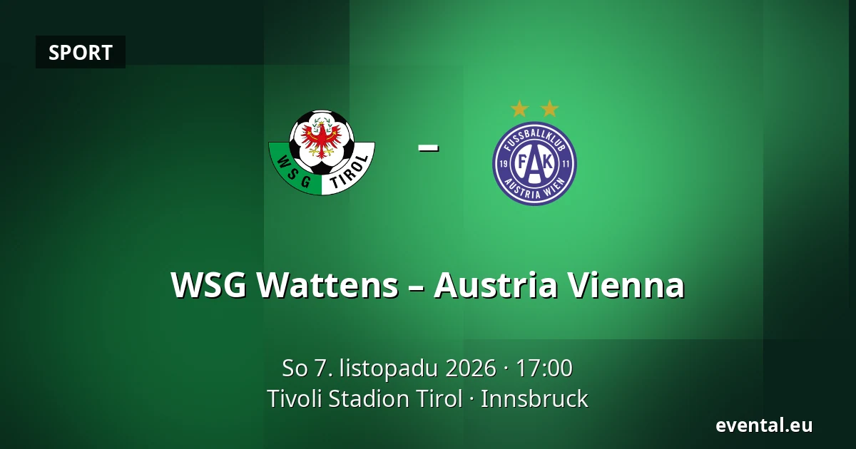 WSG Wattens – Austria Vienna — Tivoli Stadion Tirol, Innsbruck