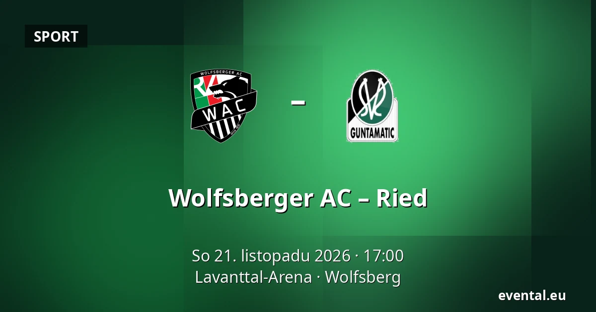 Wolfsberger AC – Ried — Lavanttal-Arena, Wolfsberg