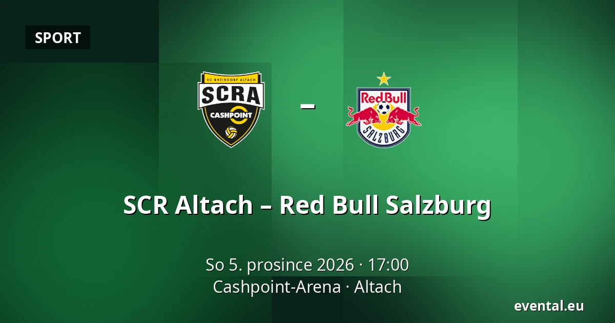 SCR Altach – Red Bull Salzburg — Cashpoint-Arena, Altach