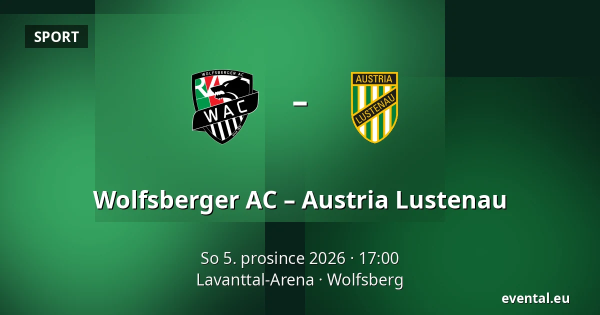 Wolfsberger AC – Austria Lustenau — Lavanttal-Arena, Wolfsberg