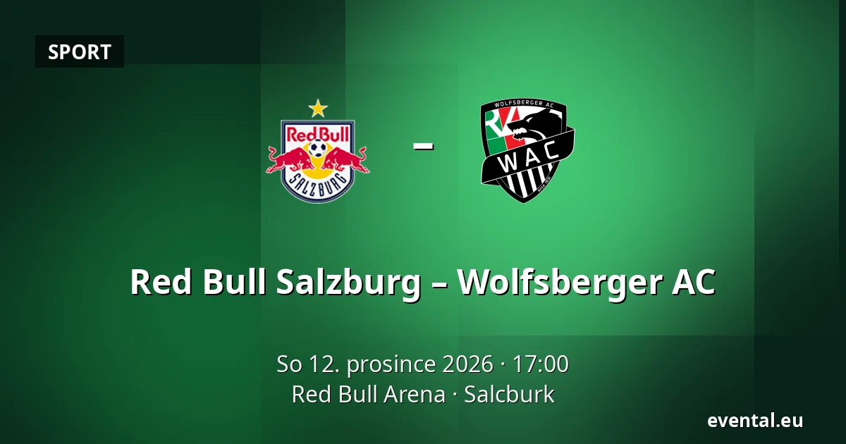 Red Bull Salzburg – Wolfsberger AC — Red Bull Arena, Salcburk