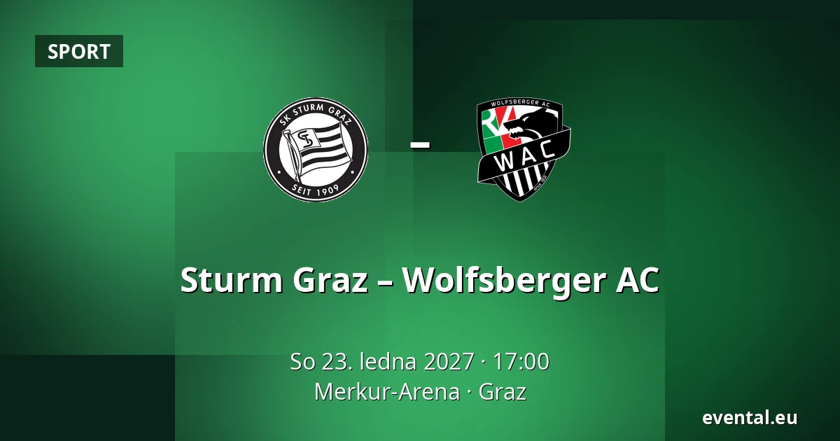 Sturm Graz – Wolfsberger AC — Merkur-Arena, Graz