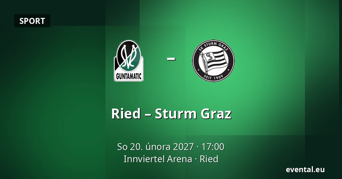 Ried – Sturm Graz — Innviertel Arena, Ried