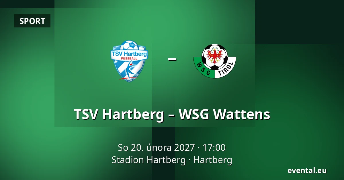 TSV Hartberg – WSG Wattens — Stadion Hartberg, Hartberg