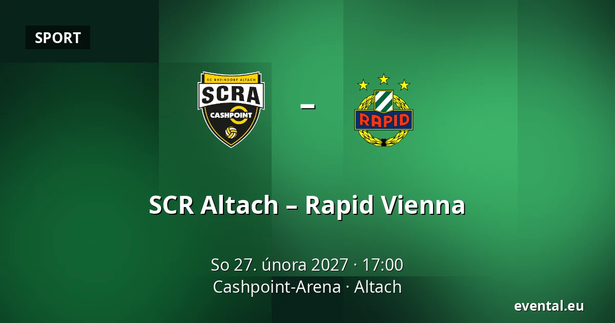 SCR Altach – Rapid Vienna — Cashpoint-Arena, Altach