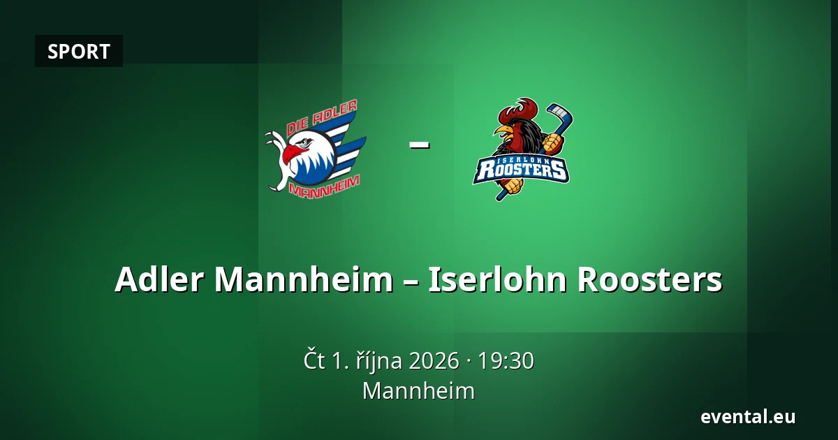 Adler Mannheim – Iserlohn Roosters — Mannheim