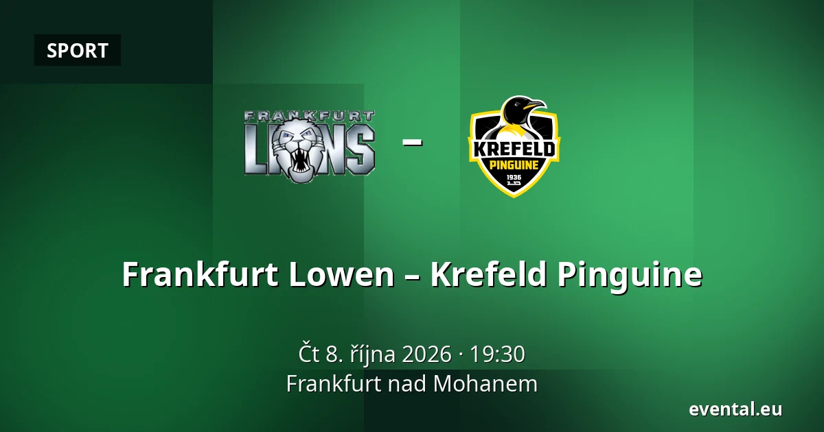 Frankfurt Lowen – Krefeld Pinguine — Frankfurt nad Mohanem