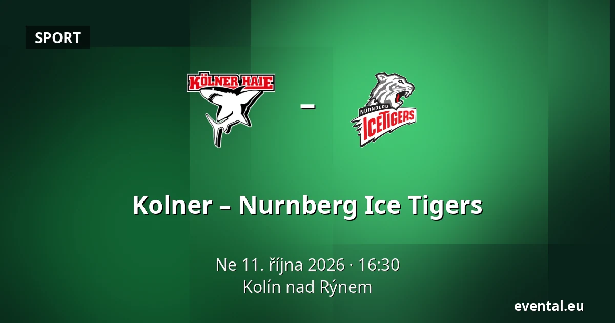 Kolner – Nurnberg Ice Tigers — Kolín nad Rýnem