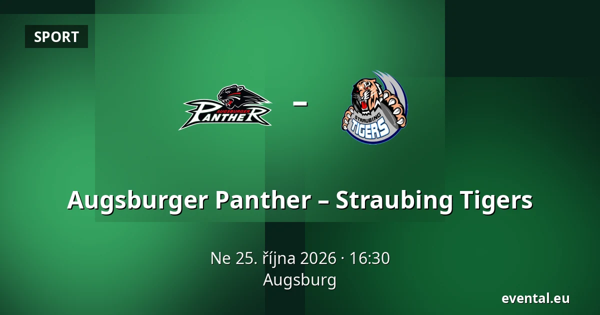 Augsburger Panther – Straubing Tigers — Augsburg