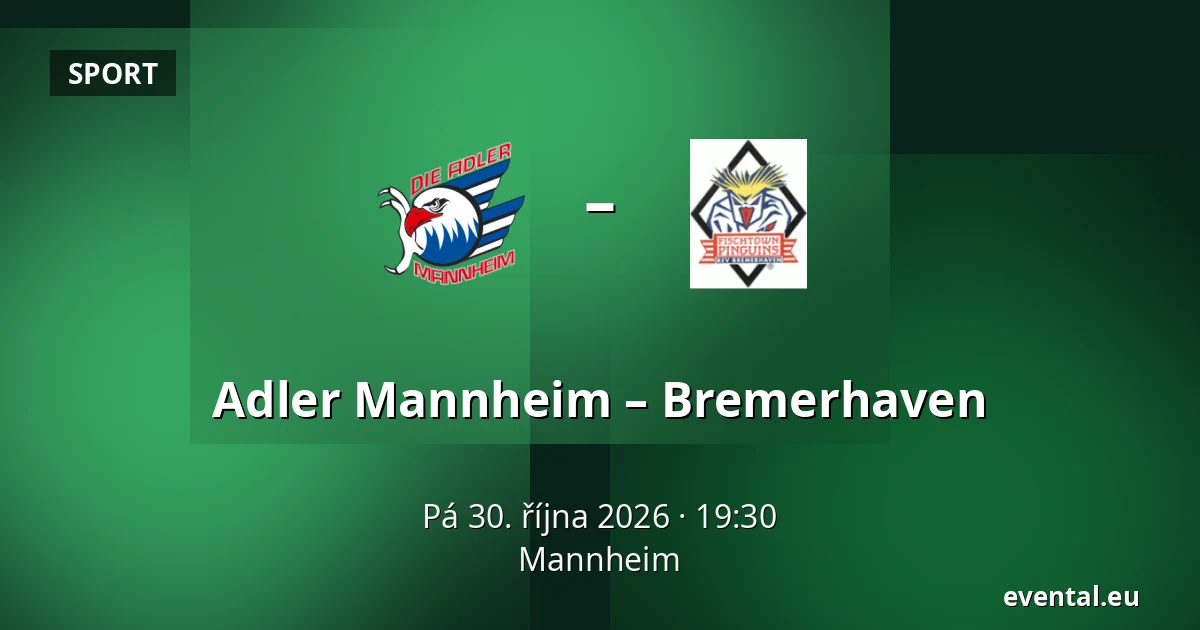 Adler Mannheim – Bremerhaven — Mannheim