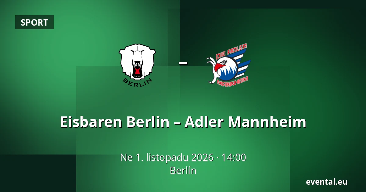 Eisbaren Berlin – Adler Mannheim — Berlín