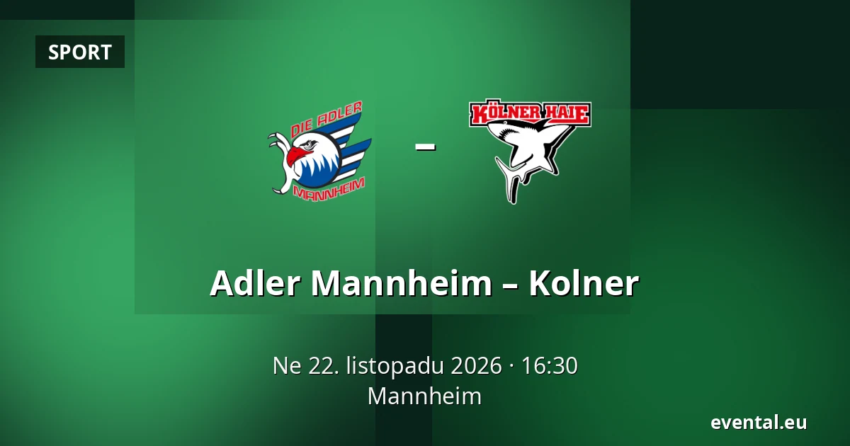 Adler Mannheim – Kolner — Mannheim