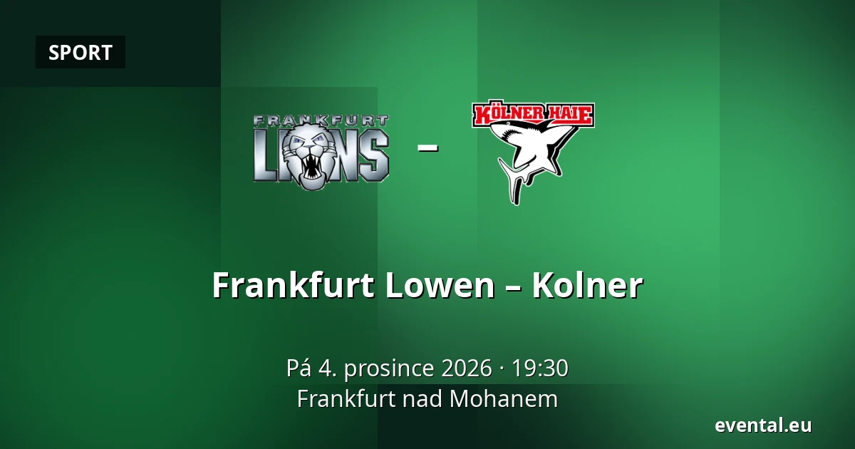 Frankfurt Lowen – Kolner — Frankfurt nad Mohanem