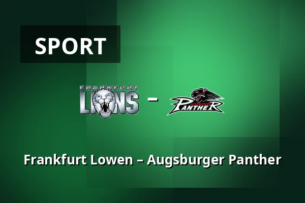 Frankfurt Lowen – Augsburger Panther — Frankfurt nad Mohanem