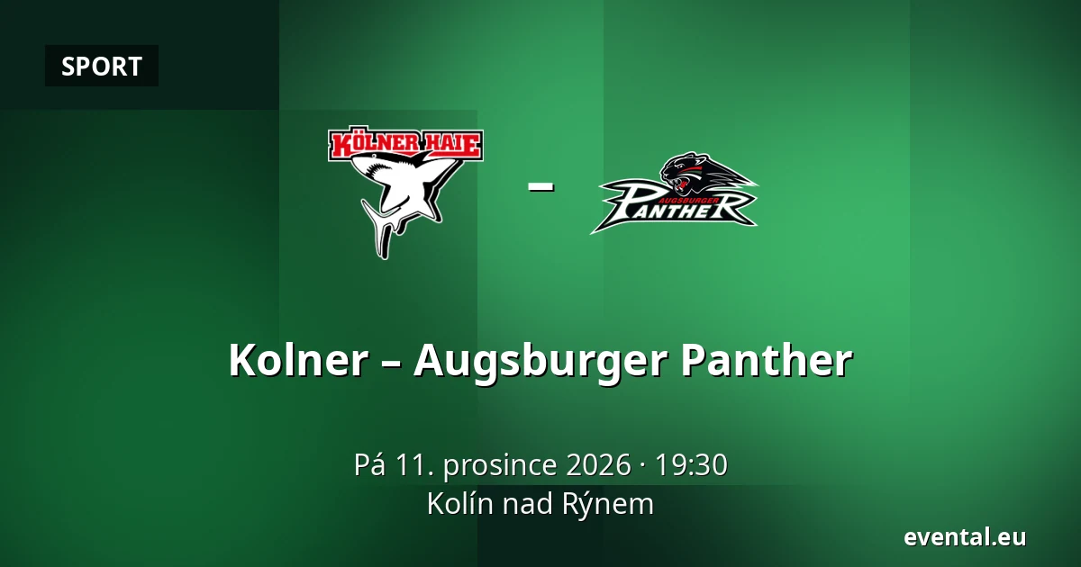 Kolner – Augsburger Panther — Kolín nad Rýnem