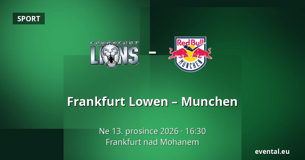 Frankfurt Lowen – Munchen — Frankfurt nad Mohanem