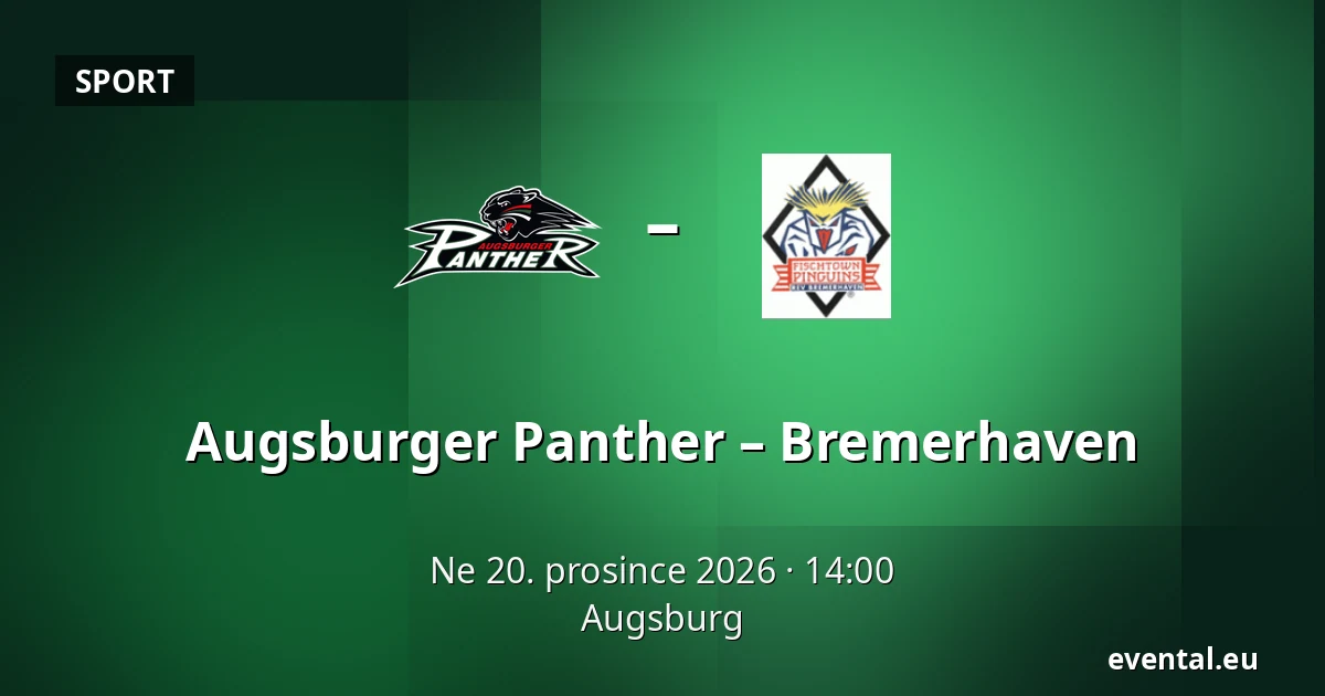 Augsburger Panther – Bremerhaven — Augsburg