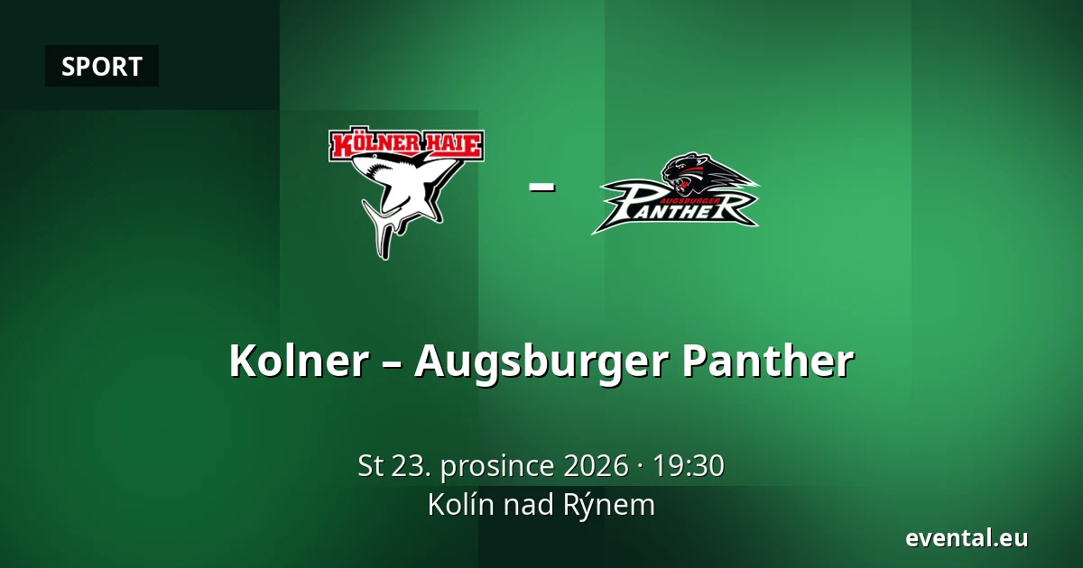 Kolner – Augsburger Panther — Kolín nad Rýnem
