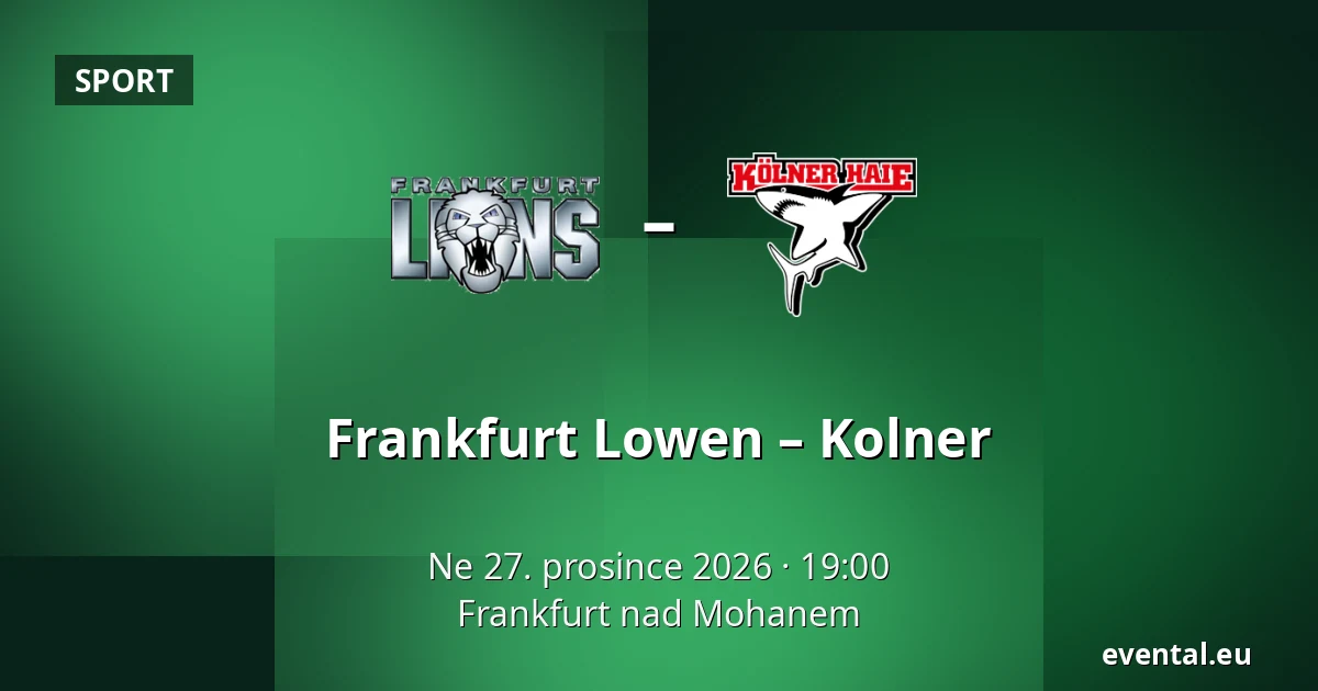 Frankfurt Lowen – Kolner — Frankfurt nad Mohanem