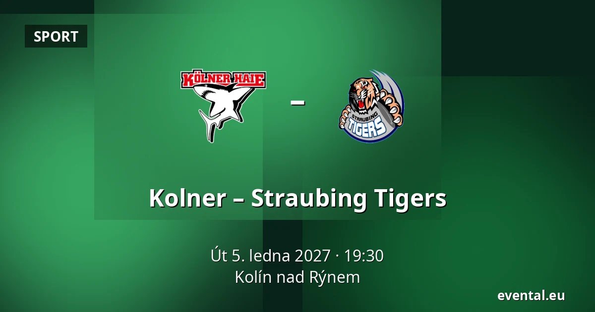 Kolner – Straubing Tigers — Kolín nad Rýnem