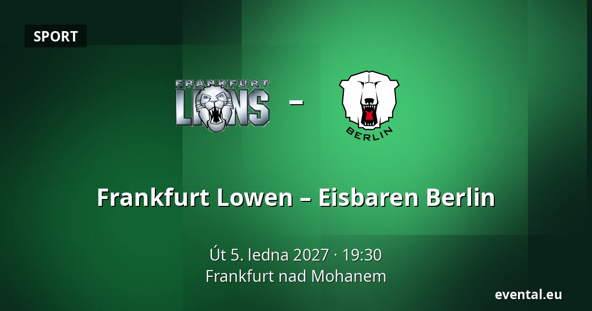 Frankfurt Lowen – Eisbaren Berlin — Frankfurt nad Mohanem