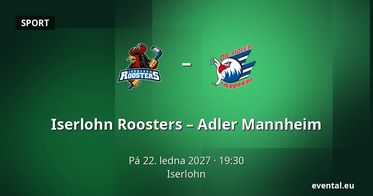 Iserlohn Roosters – Adler Mannheim — Iserlohn