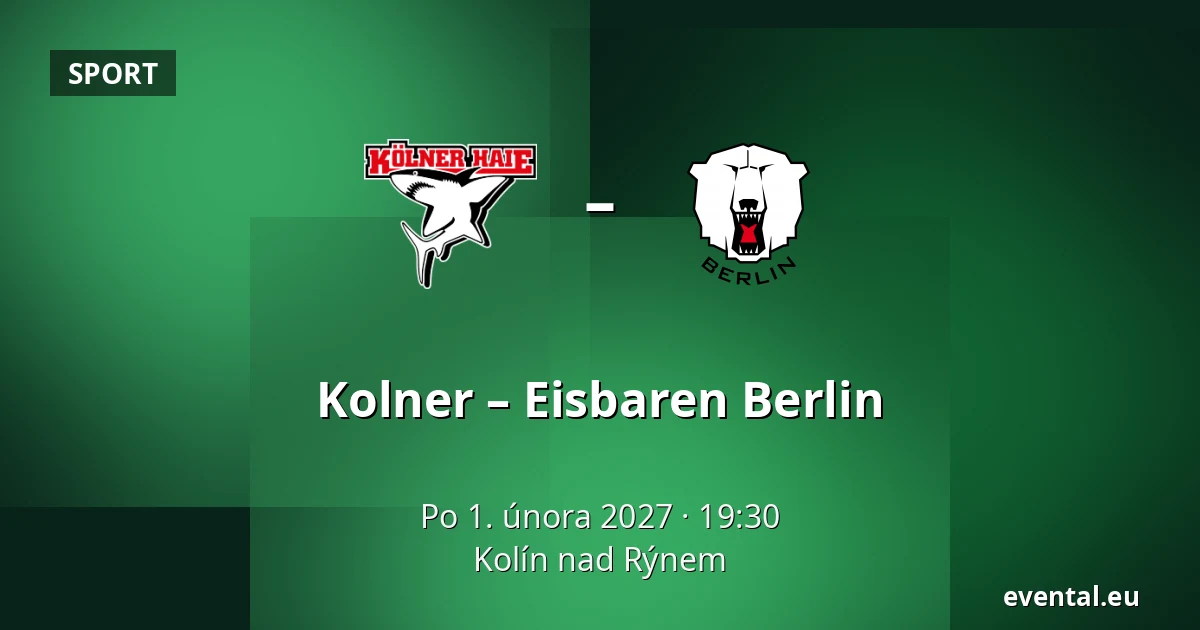 Kolner – Eisbären Berlin — Kolín nad Rýnem