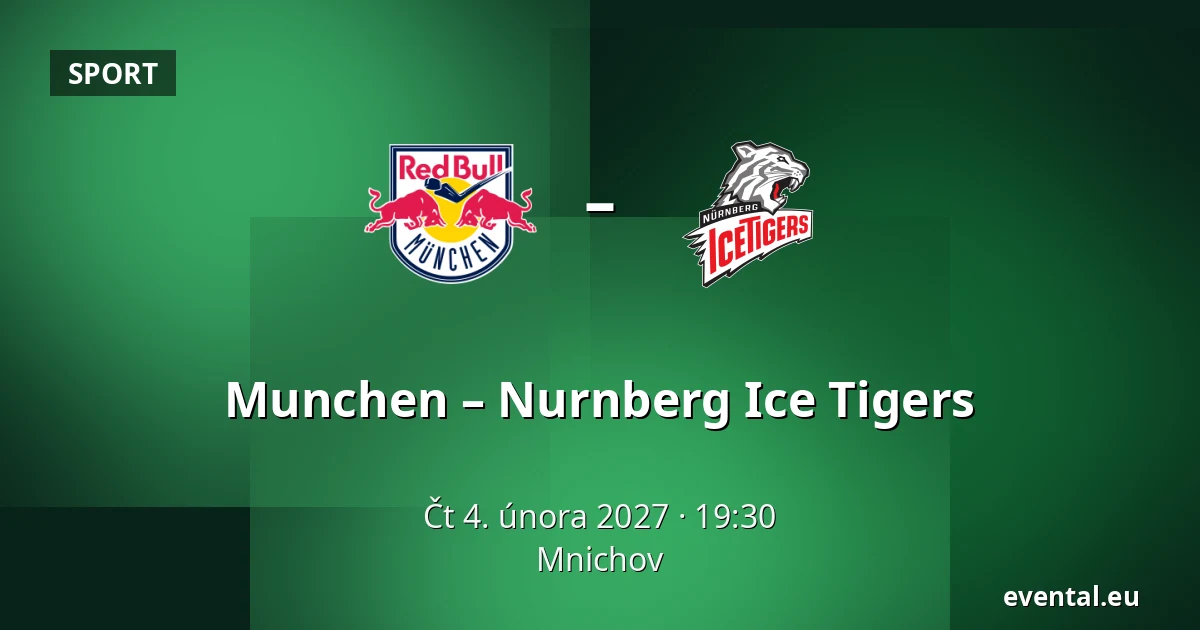 Munchen – Nurnberg Ice Tigers — Mnichov