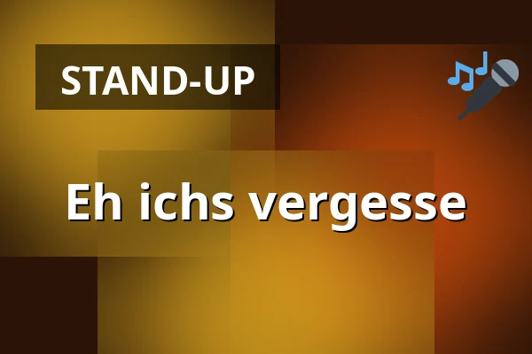 Eh ichs vergesse — Herkuleskeule, Drážďany