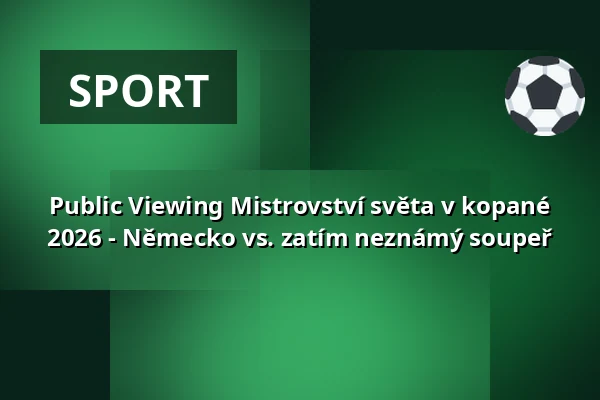 Public Viewing Mistrovství světa v kopané 2026 - Německo vs. zatím neznámý soupeř — Hallenbad - Kultur am Schachtweg, Wolfsburg